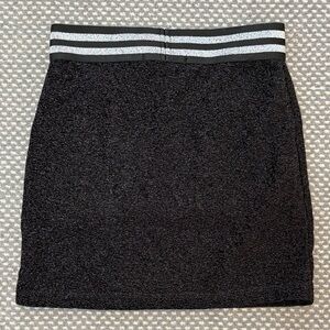Pink Jewel Black Skirt